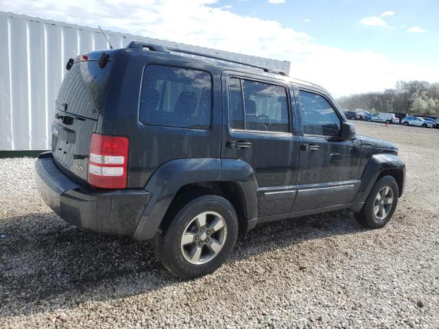 1J8GN28K58W254323 - 2008 JEEP LIBERTY SPORT BLACK photo 3