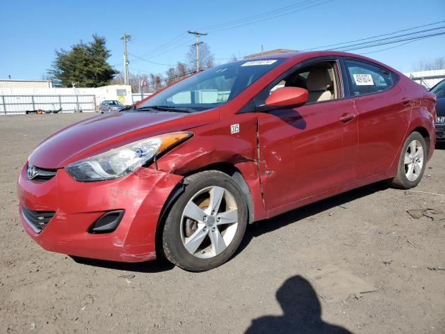 KMHDH4AE9DU859528 - 2013 HYUNDAI ELANTRA GLS RED photo 1