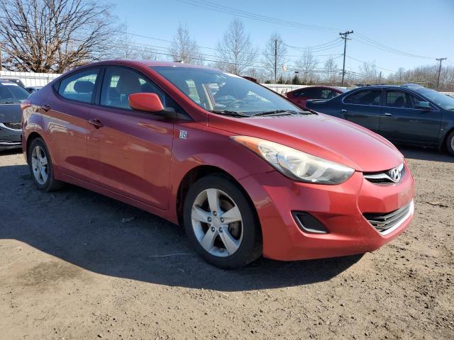 KMHDH4AE9DU859528 - 2013 HYUNDAI ELANTRA GLS RED photo 4