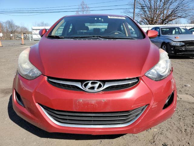 KMHDH4AE9DU859528 - 2013 HYUNDAI ELANTRA GLS RED photo 5