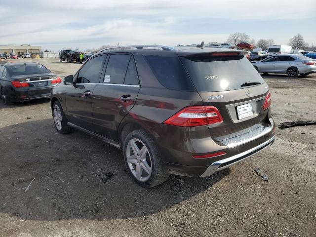 4JGDA5HB3EA381440 - 2014 MERCEDES-BENZ ML 350 4MATIC BROWN photo 2