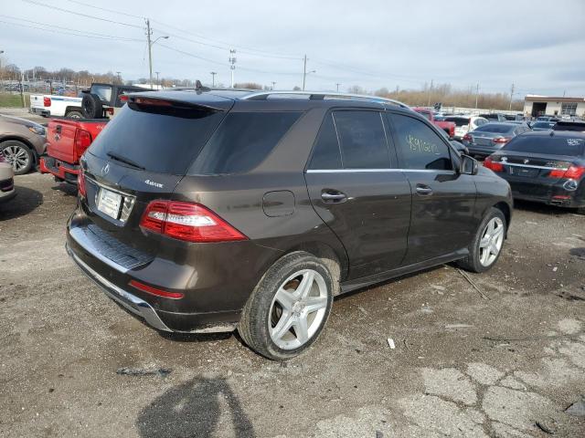 4JGDA5HB3EA381440 - 2014 MERCEDES-BENZ ML 350 4MATIC BROWN photo 3