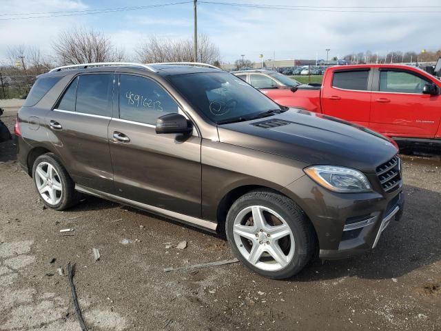 4JGDA5HB3EA381440 - 2014 MERCEDES-BENZ ML 350 4MATIC BROWN photo 4