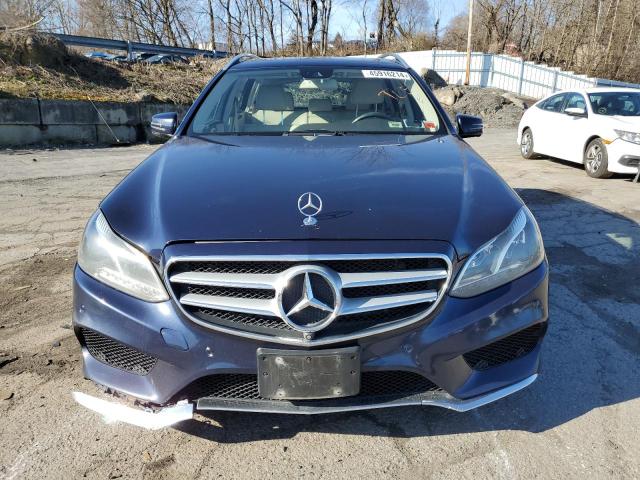 WDDHH8JB2EA916759 - 2014 MERCEDES-BENZ E 350 4MATIC WAGON BLUE photo 5