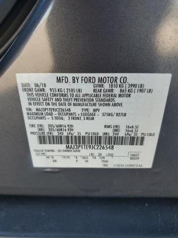 MAJ3P1TE9JC226548 - 2018 FORD ECOSPORT SE Grau Foto 14