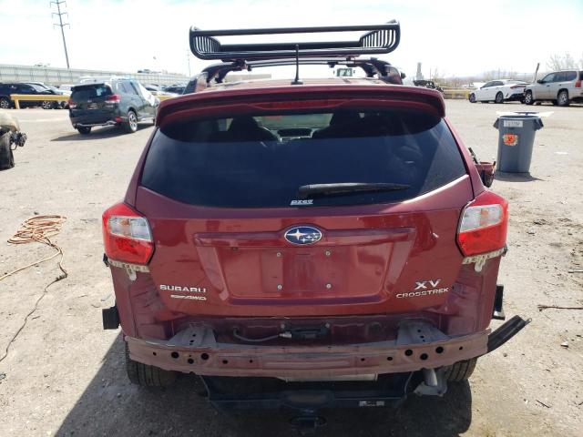 JF2GPASC3F8261450 - 2015 SUBARU XV CROSSTR SPORT LIMITED BURGUNDY photo 6