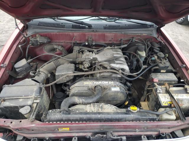 5TEGN92N61Z847278 - 2001 TOYOTA TACOMA DOUBLE CAB PRERUNNER RED photo 11