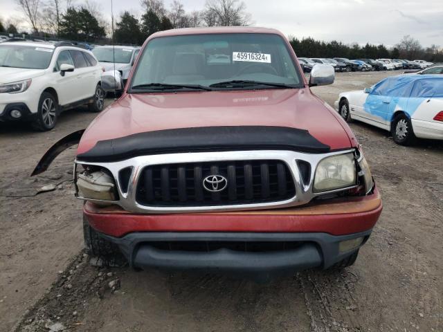 5TEGN92N61Z847278 - 2001 TOYOTA TACOMA DOUBLE CAB PRERUNNER RED photo 5
