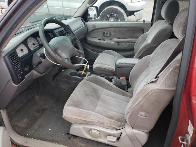 5TEGN92N61Z847278 - 2001 TOYOTA TACOMA DOUBLE CAB PRERUNNER RED photo 7