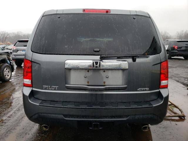 5FNYF4H44CB022461 - 2012 HONDA PILOT EX GRAY photo 6