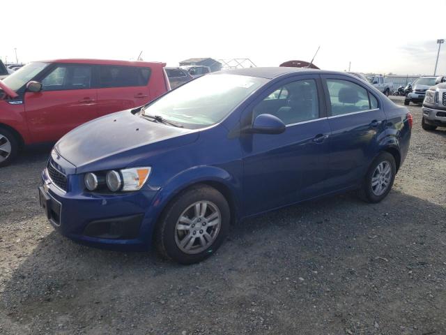 1G1JC5SB3E4196810 - 2014 CHEVROLET SONIC LT BLUE photo 1