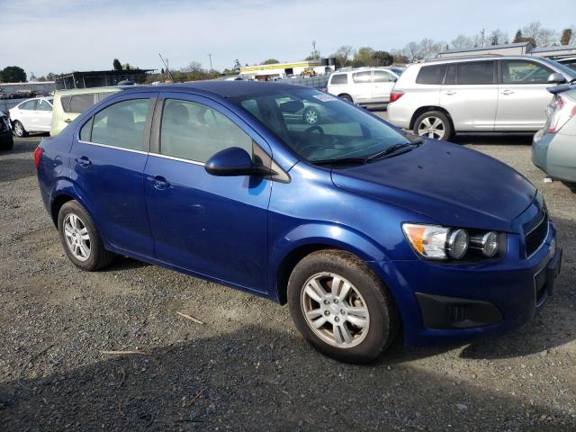 1G1JC5SB3E4196810 - 2014 CHEVROLET SONIC LT BLUE photo 4