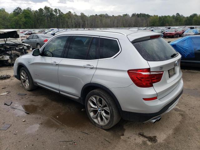 5UXWX9C52H0D99055 - 2017 BMW X3 XDRIVE28I SILVER photo 2