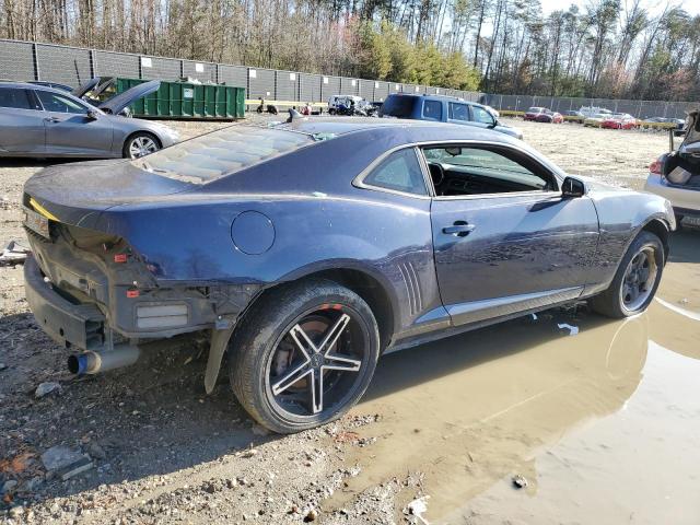 2G1FE1EV2A9138712 - 2010 CHEVROLET CAMARO LS BLUE photo 3