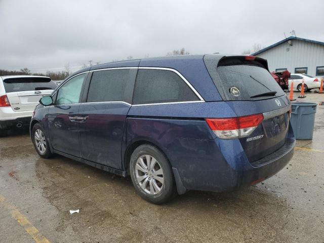 5FNRL5H6XGB100557 - 2016 HONDA ODYSSEY EXL BLUE photo 2