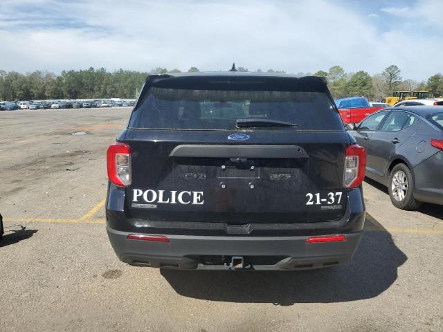 1FM5K8AB6MGA42065 - 2021 FORD EXPLORER POLICE INTERCEPTOR BLACK photo 6