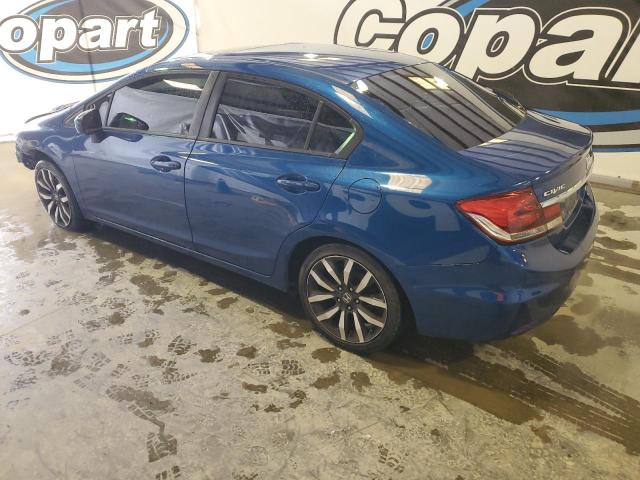 2HGFB2F91FH523958 - 2015 HONDA CIVIC EXL BLUE photo 2
