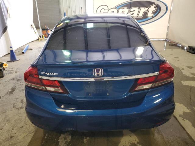 2HGFB2F91FH523958 - 2015 HONDA CIVIC EXL BLUE photo 6