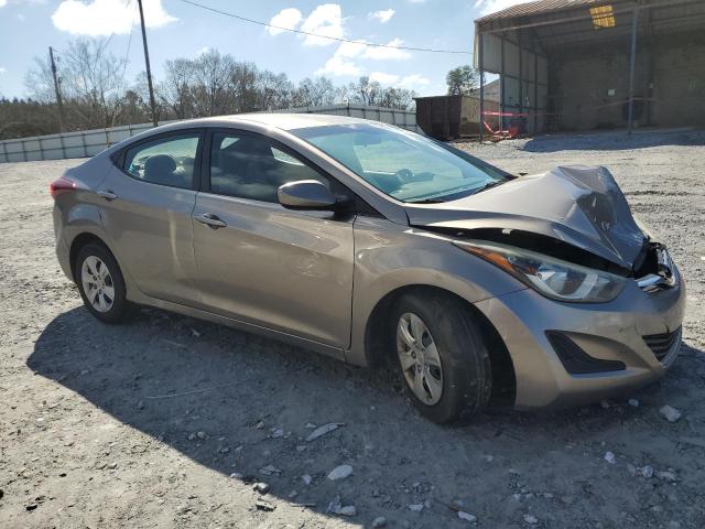 5NPDH4AE0GH753083 - 2016 HYUNDAI ELANTRA SE GRAY photo 4