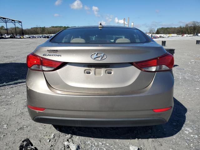 5NPDH4AE0GH753083 - 2016 HYUNDAI ELANTRA SE GRAY photo 6