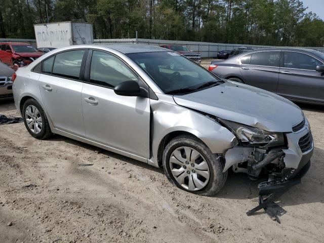 1G1PA5SH3F7195483 - 2015 CHEVROLET CRUZE LS SILVER photo 4