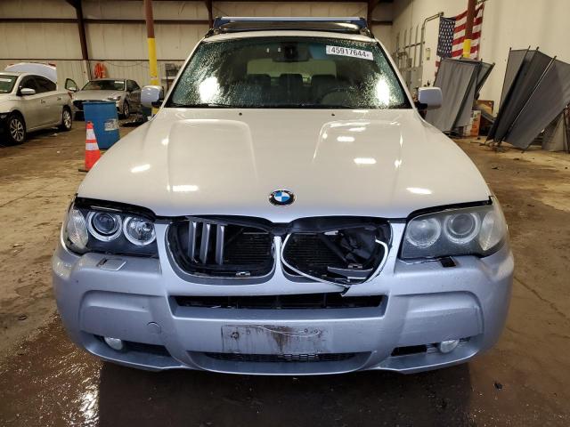 WBXPC93447WF25178 - 2007 BMW X3 3.0SI SILVER photo 5