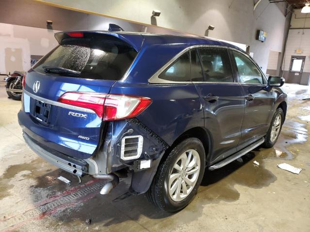 5J8TB4H59HL035243 - 2017 ACURA RDX TECHNOLOGY BLUE photo 3