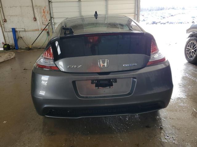 JHMZF1D66DS000944 - 2013 HONDA CR-Z EX GRAY photo 6