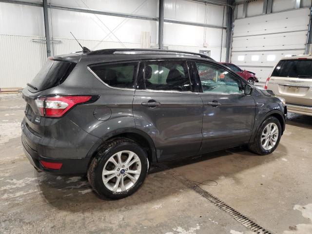 1FMCU9HD8JUD30827 - 2018 FORD ESCAPE SEL GRAY photo 3