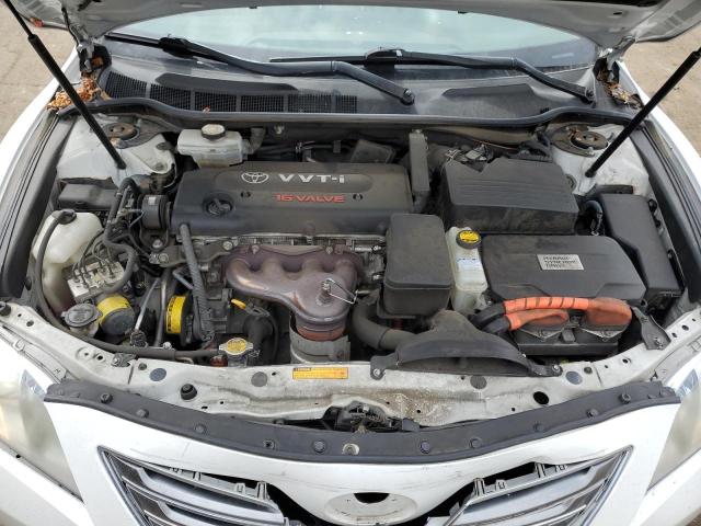 4T1BB46K48U034977 - 2008 TOYOTA CAMRY HYBRID WHITE photo 11