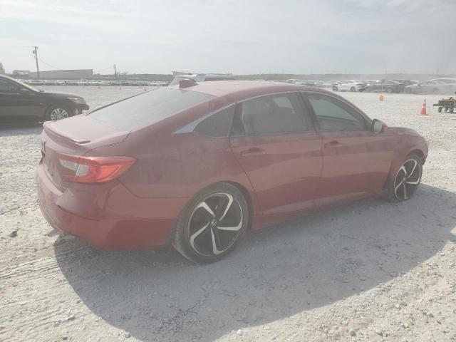 1HGCV1F33JA054556 - 2018 HONDA ACCORD SPORT RED photo 3