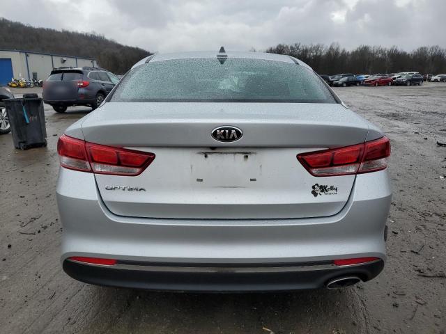 5XXGT4L30HG163891 - 2017 KIA OPTIMA LX SILVER photo 6