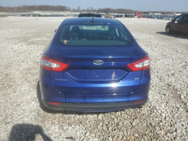 3FA6P0H73DR263490 - 2013 FORD FUSION SE BLUE photo 6