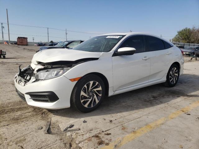 19XFC2F79JE022394 - 2018 HONDA CIVIC EX WHITE photo 1