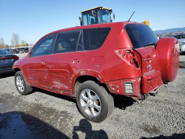 2T3YK4DV4AW008495 - 2010 TOYOTA RAV4 LIMITED RED photo 2