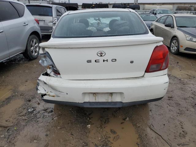 JTDBT123625021244 - 2002 TOYOTA ECHO WHITE photo 6