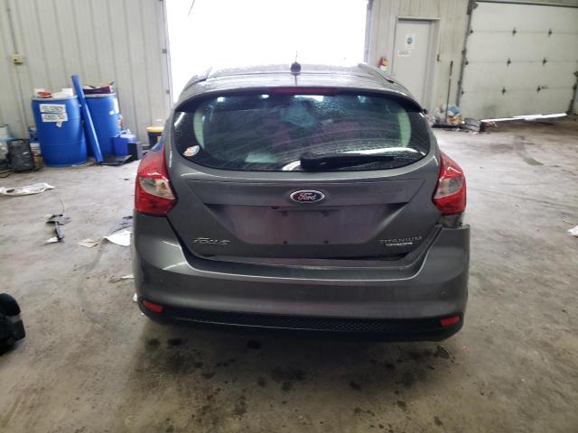 1FADP3N23DL176091 - 2013 FORD FOCUS TITANIUM GRAY photo 6