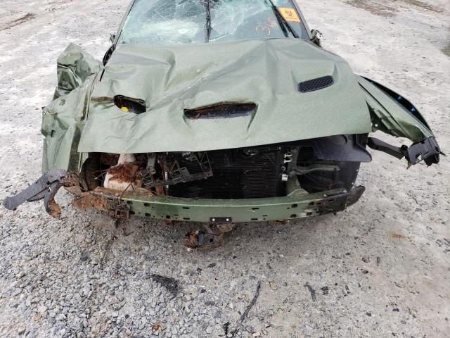 2C3CDZFJ2MH580704 - 2021 DODGE CHALLENGER R/T SCAT PACK GREEN photo 11