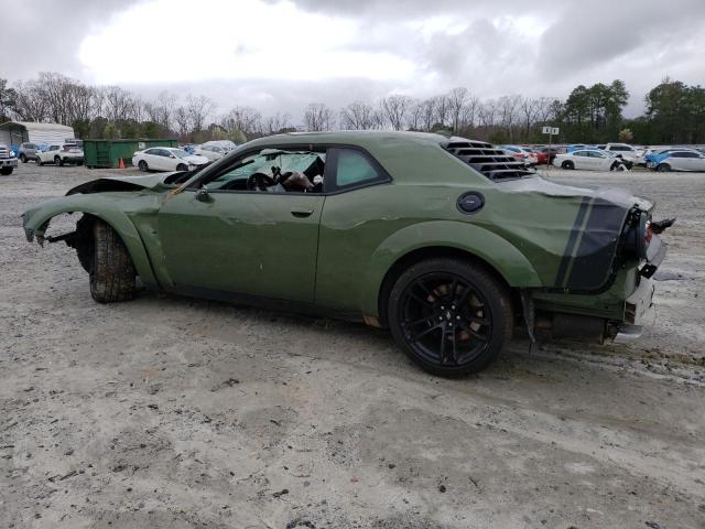 2C3CDZFJ2MH580704 - 2021 DODGE CHALLENGER R/T SCAT PACK GREEN photo 2