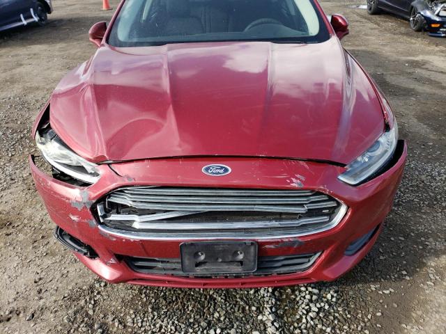 3FA6P0H79DR113495 - 2013 FORD FUSION SE RED photo 11