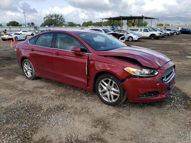 3FA6P0H79DR113495 - 2013 FORD FUSION SE RED photo 4