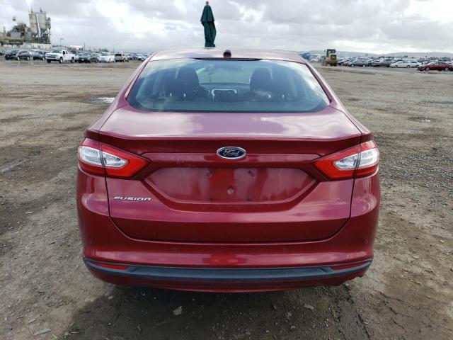 3FA6P0H79DR113495 - 2013 FORD FUSION SE RED photo 6