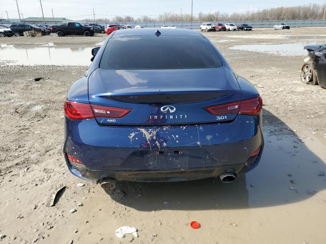 JN1EV7EL1JM390364 - 2018 INFINITI Q60 LUXE 300 BLUE photo 6