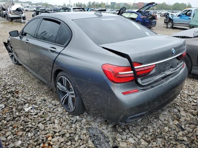 WBA7F0C33HGM22010 - 2017 BMW 750 I GRAY photo 2