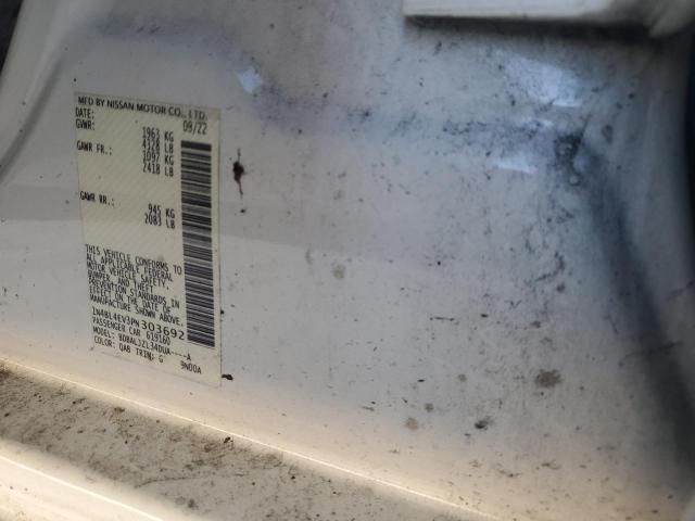 1N4BL4EV3PN303692 - 2023 NISSAN ALTIMA SL WHITE photo 12