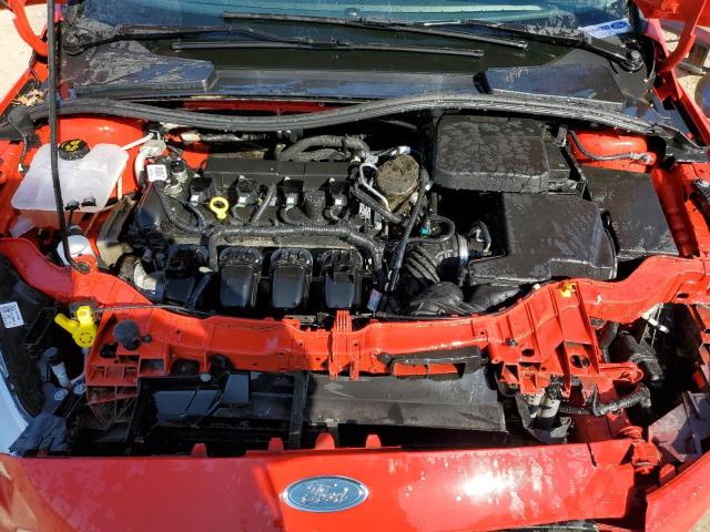 1FADP3F24FL244223 - 2015 FORD FOCUS SE RED photo 11