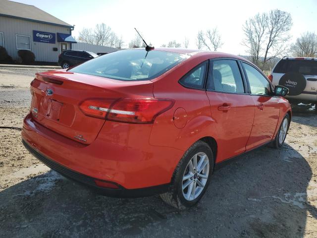 1FADP3F24FL244223 - 2015 FORD FOCUS SE RED photo 3