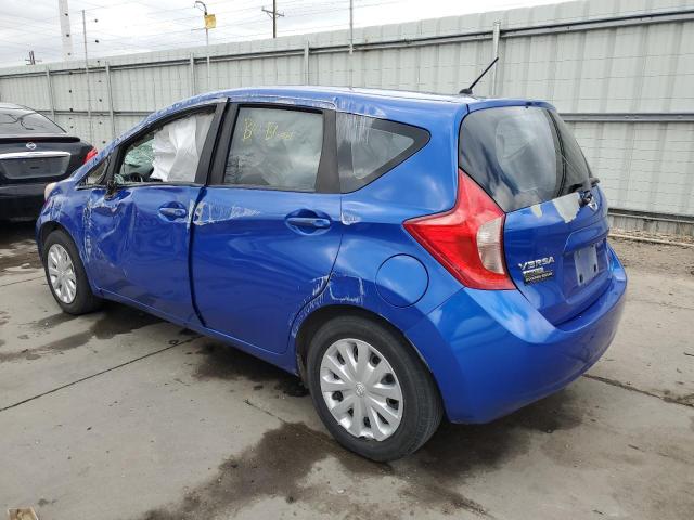 3N1CE2CPXEL404522 - 2014 NISSAN VERSA NOTE S BLUE photo 2