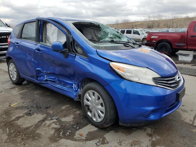 3N1CE2CPXEL404522 - 2014 NISSAN VERSA NOTE S BLUE photo 4