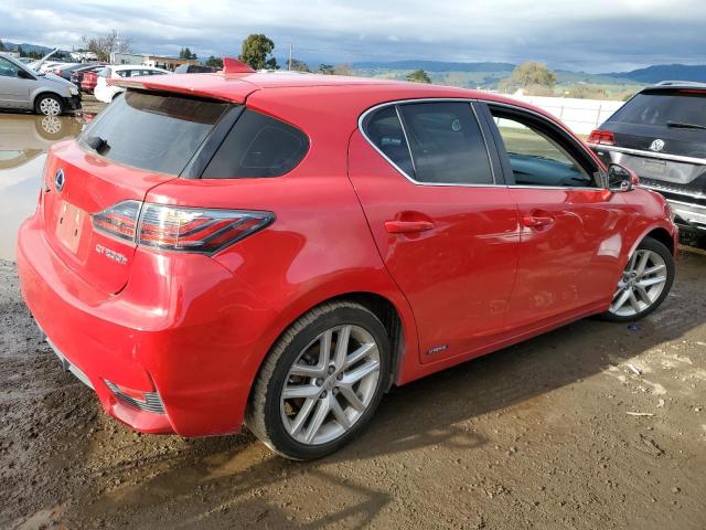 JTHKD5BHXE2199372 - 2014 LEXUS CT 200 RED photo 3